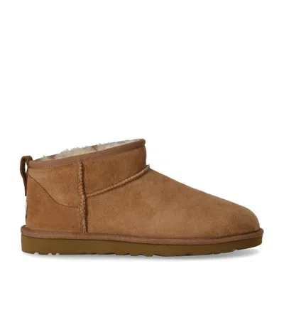 UGG UGG CLASSIC ULTRA MINI CHESTNUT MEN'S ANKLE BOOT