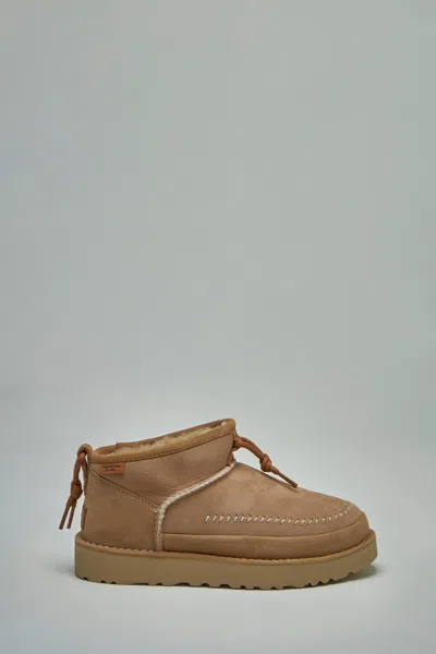 Ugg Classic Ultra Mini Crafted Regenerate Boot In Brown