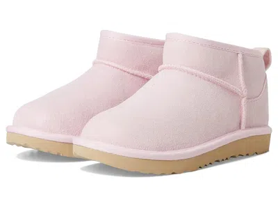 Ugg Classic Ultra Mini Dazzle (little Kid/big Kid) Kids Shoes Ribbon Candy : 6 Big Kid M, Suede In Pink