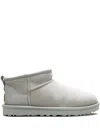 Ugg 10mm Classic Ultra Mini Shearling Boots In Grey