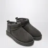 Ugg Classic Ultra Mini Grey Boot In Multi