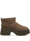 Ugg Suede Classic Ultra Mini New Heights Boots 70 In Green