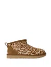Ugg Stivaletto Donna Classic Ultra Mini Felicity Leopard Jasmine In Neutral