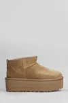 Ugg Classic Ultra Mini Platform In Neutral