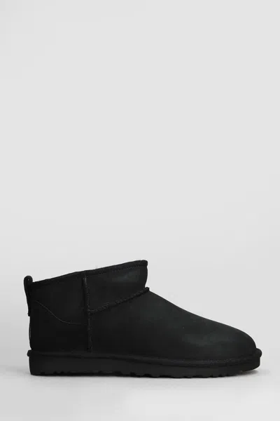 UGG UGG CLASSIC ULTRA MINI LOW HEELS ANKLE BOOTS