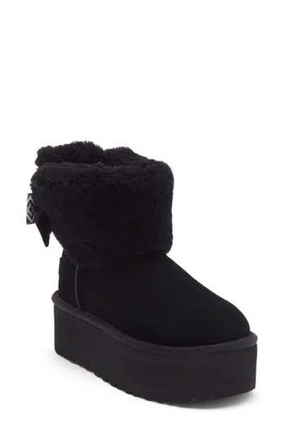 Ugg ® Classic Ultra Mini Max Curly Platform Boot In Animal Print