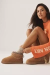 Ugg Classic Ultra Mini Maxi Curly Boots In Nude