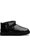 Ugg Classic Ultra Mini "mirror Ball Black" Boots In Black