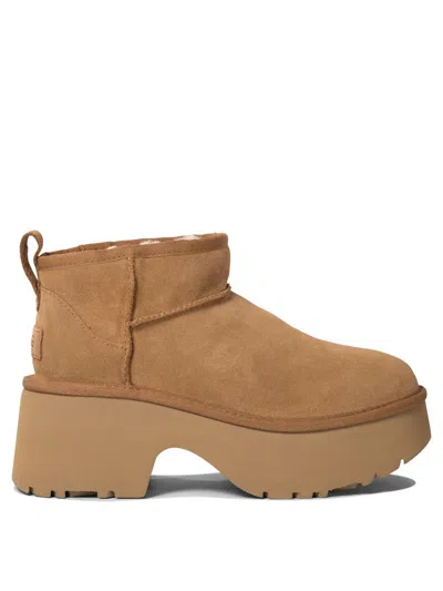 UGG UGG "CLASSIC ULTRA MINI NEW HEIGHTS" ANKLE BOOTS