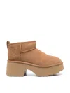Ugg Classic Ultra Mini New Heights Boots In Brown