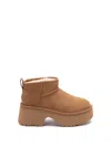 Ugg Brown 'ultra Mini New Heights' Boots In Brown