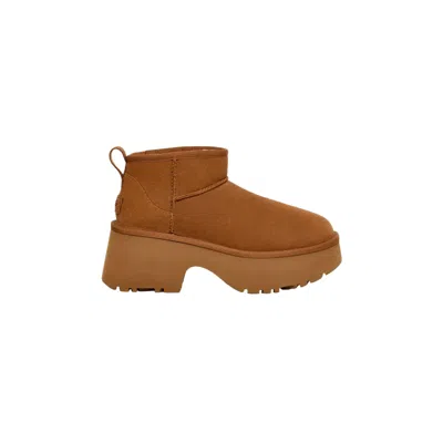 Ugg Classic Ultra Mini New Heights Chestnut 1158311-che Women's In Brown