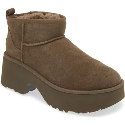 Ugg ® Classic Ultra Mini New Heights Platform Boot In Hickory