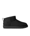 Ugg Classic Ultra Mini Ankle Boots In Black