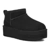 Ugg Classic Ultra Mini Platform 1135092-blk Women Black Suede Comfort Ankle Boot