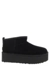 Ugg Classic Ultra Mini Platform Ankle Boots In Black