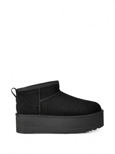 UGG CLASSIC ULTRA MINI PLATFORM ANKLE BOOTS