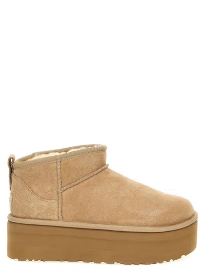 UGG 'CLASSIC ULTRA MINI PLATFORM' ANKLE BOOTS