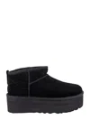 Ugg 'ultramini' Black Boots With Platform In Nero