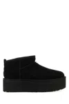 Ugg Classic Ultra Mini Black Boot With Platform In Black