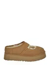 Ugg Bea Mary Jane Suede Flatform Chestnut In Beige