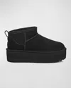 Ugg Classic Ultra Mini Platform Boot For Women In Black