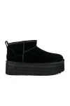 Ugg Classic Ultra Mini Boots In Black