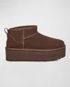 Ugg Classic Ultra Mini Womens Platform Boot In Burnt Cedar