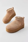 Ugg Classic Ultra Mini Platform Boot In Tan, Women's At Urban Outfitters