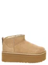Ugg Classic Ultra Mini 1135092-san Platform Boots Women Sand Suede Comfort Ankle