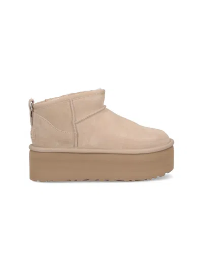 UGG "CLASSIC ULTRA MINI" PLATFORM BOOTS