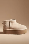 Ugg Classic Ultra Mini Platform Boots In Beige