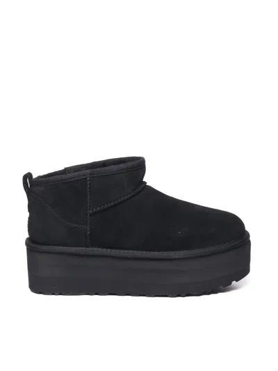 Ugg Classic Ultra Mini Platform Boots In Black