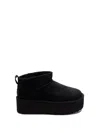 Ugg 'ultramini' Black Boots With Platform In Black  