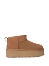 Ugg Suede Classic Ultra Mini Platform Boots In Multi