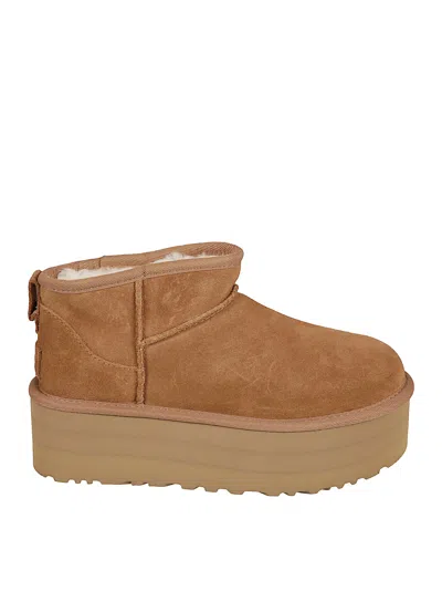 Ugg Classic Ultra Mini Platform Boots In Brown