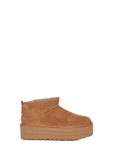 Ugg Classic Ultra Mini Platform Boots In Brown