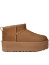 Ugg Suede Classic Ultra Mini Platform Boots In Brown