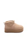 Ugg Classic Ultra Mini 1135092-san Platform Boots Women Sand Suede Comfort Ankle In Brown