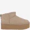 Ugg Classic Ultra Mini Platform Boots In Neutral