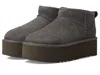 Ugg Classic Ultra Mini Platform In Gray