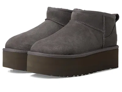 Ugg Classic Ultra Mini Platform In Gray