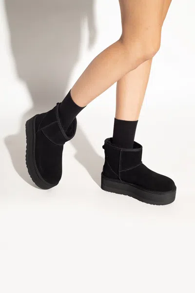 Ugg ‘classic Ultra Mini Platform' Snow Boots In Black