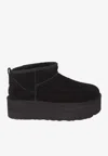 Ugg 'ultramini' Black Boots With Platform In Black