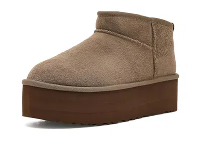 Ugg Classic Ultra Mini Platform Women's Boots Light Bronze: 10 B - Medium