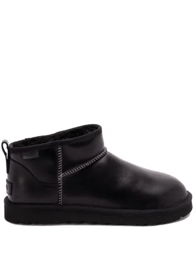 UGG 'CLASSIC ULTRA MINI REGENERATED LEATHER' ANKLE BOOTS