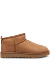 Ugg Classic Ultra Mini Round-toe Boots In Brown