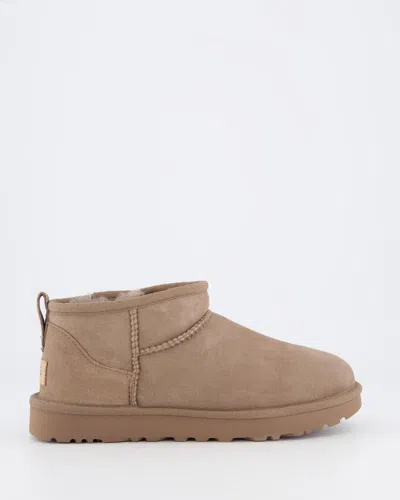 Ugg Classic Ultra Mini Sheepskin Boot In Animal Print