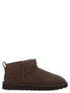 Ugg Classic Ultra Mini Suede Ankle Boot Burnt Cedar In Brown