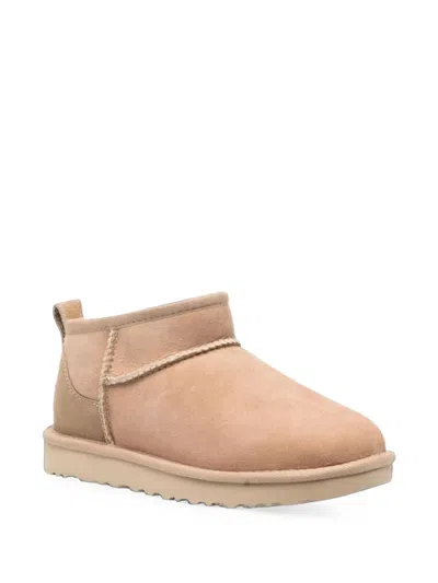 Ugg Classic Ultra Mini Slip-on Boots In Neutral